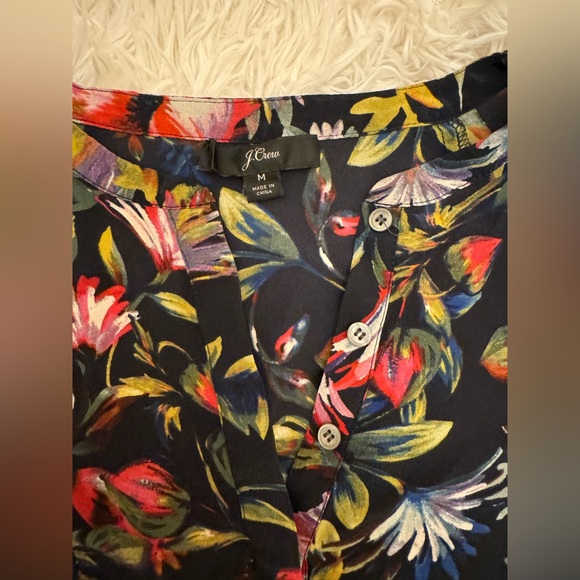 J Crew Silk Ruffle Shirt, Medium - Picture 4 of 6